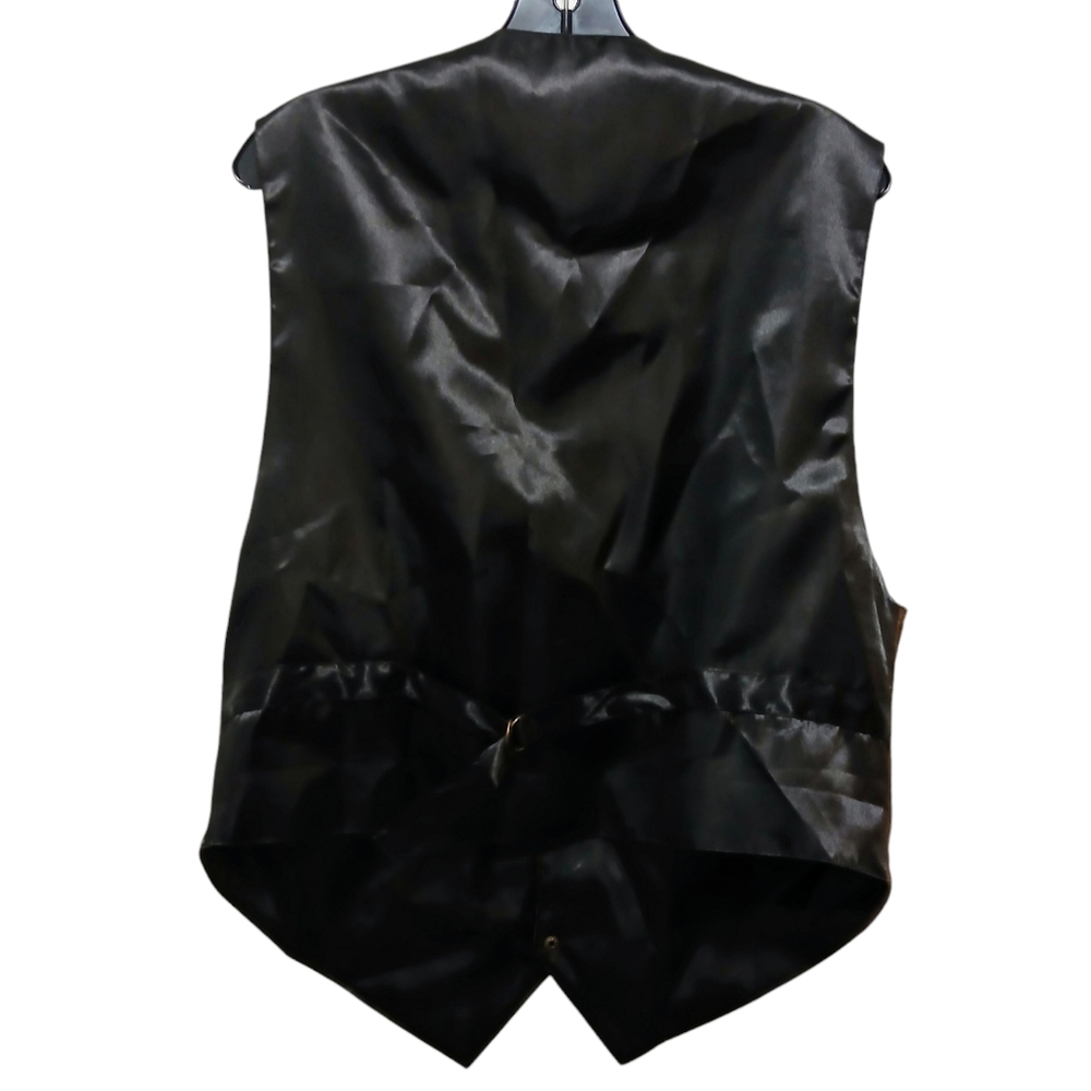 SCULLY Leather Suede Vest Men L Brown Snap Front Western Cowboy Ranch Farm Rodeo - Picture 8 of 8